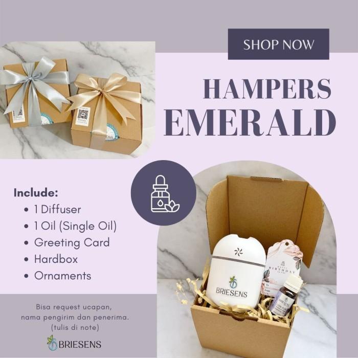 

Hampers Emerald Briesens|Parcel Newyear Christmas Fitri Kado Wedding Cod Dan Best Seller