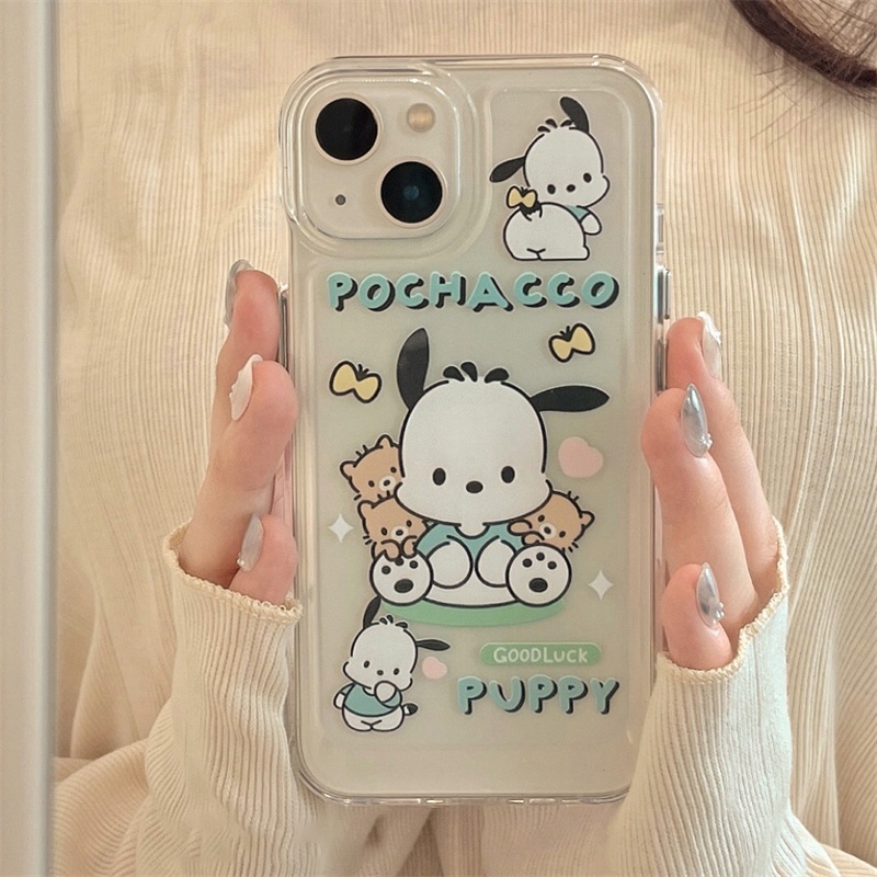 Soft Case Silikon TPU Transparan Motif Kelinci Untuk IPhone 13 14 12 11 Pro XS MAX 6S 7 8 Plus X XR