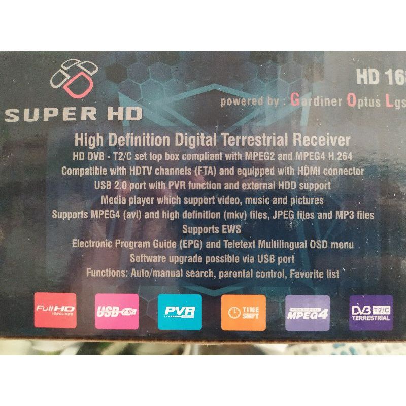 COD Set Top Box TV Digital Super HD 168/ STB DVB T2-01