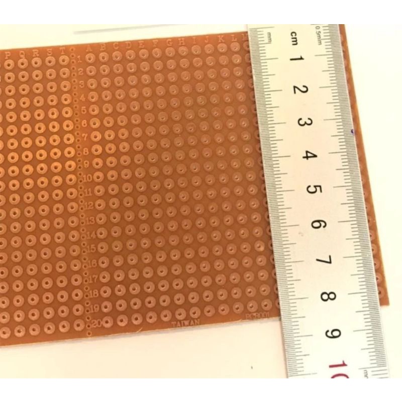 papan PCB IC 16,5cm x 8,5cm / PCB IC bolong 16,5cm x 8,5cm