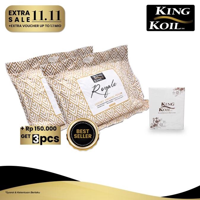King Koil Bantal Dacron Royale 51x76