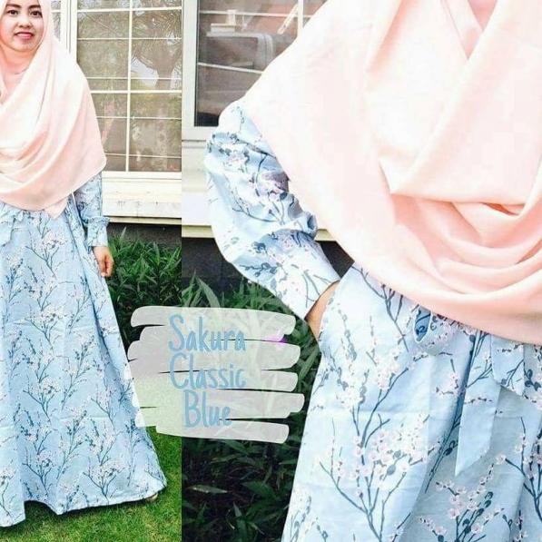 Baju gamis katun jepang gamis katun japan gamis monalisa