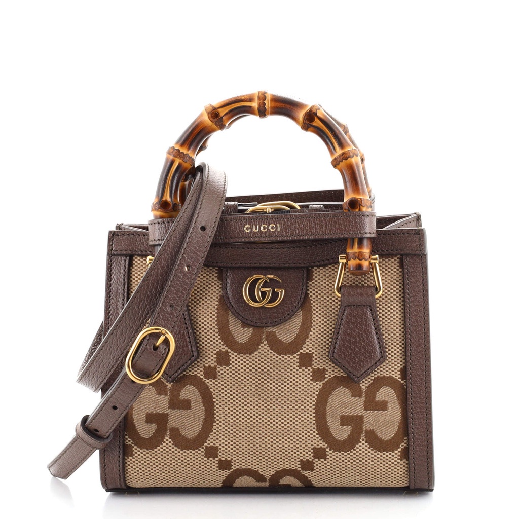 Gucci / brand new genuine / Diana bamboo knot mini tote bag / shoulder bag / 20x16x10cm