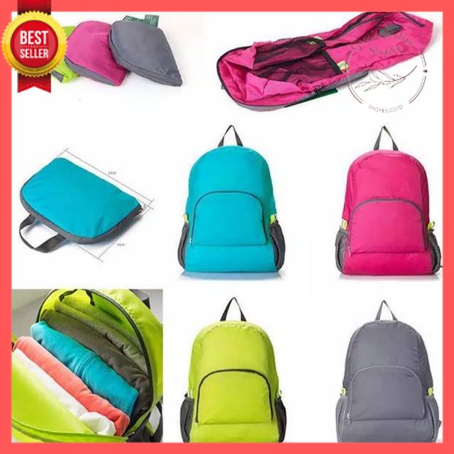 GOS - E210-Tas Punggung Lipat / Ransel lipat Traveling - Foldable Backpack / Tas Ransel Travel