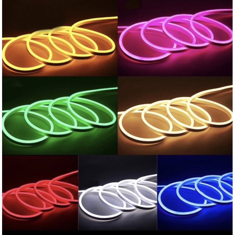 Led Strip Neon Flex Flexible 12V DC 5 Meter Neon Flex