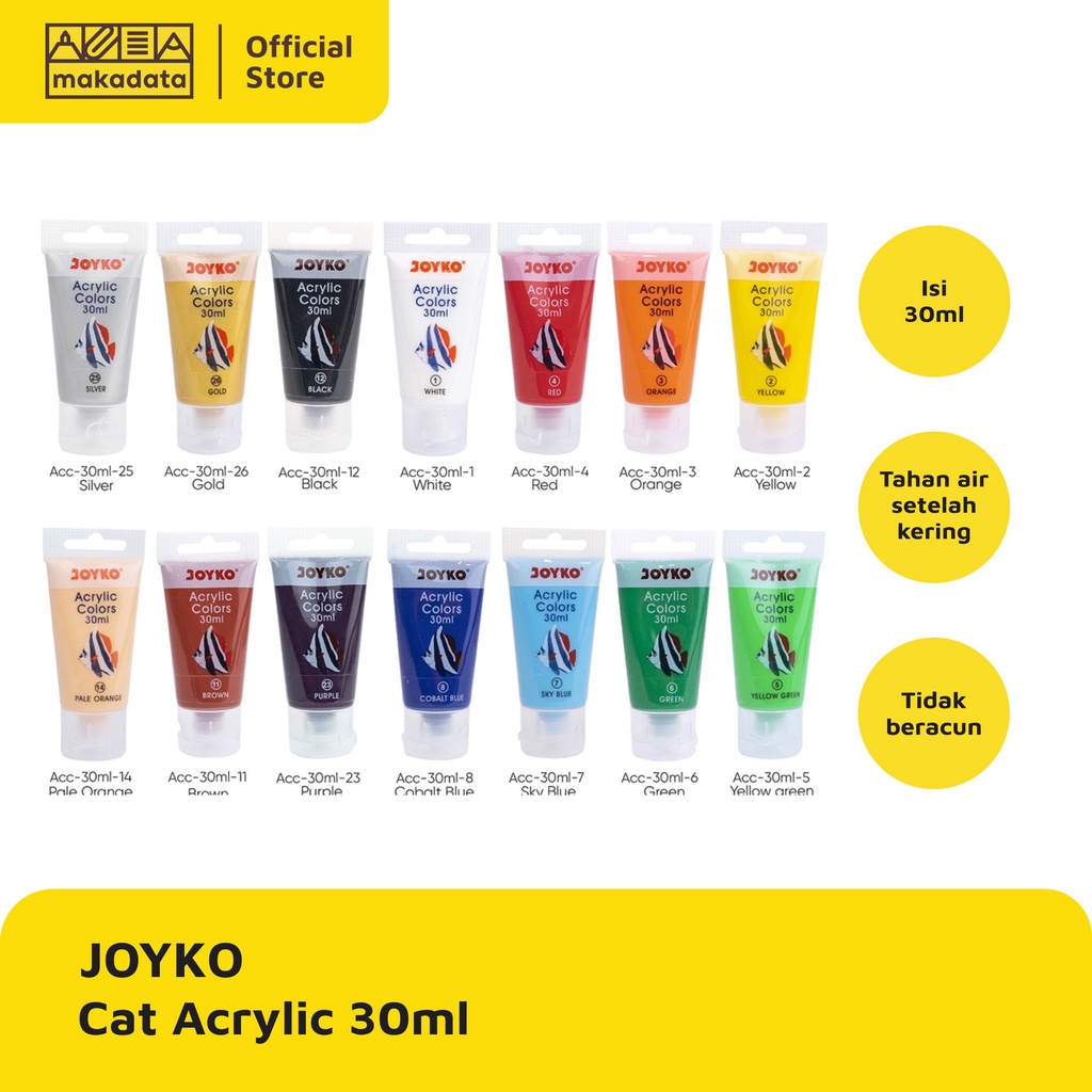 

CAT ACRYLIC / AKRILIK JOYKO 30ML (1 PCS) MURAH