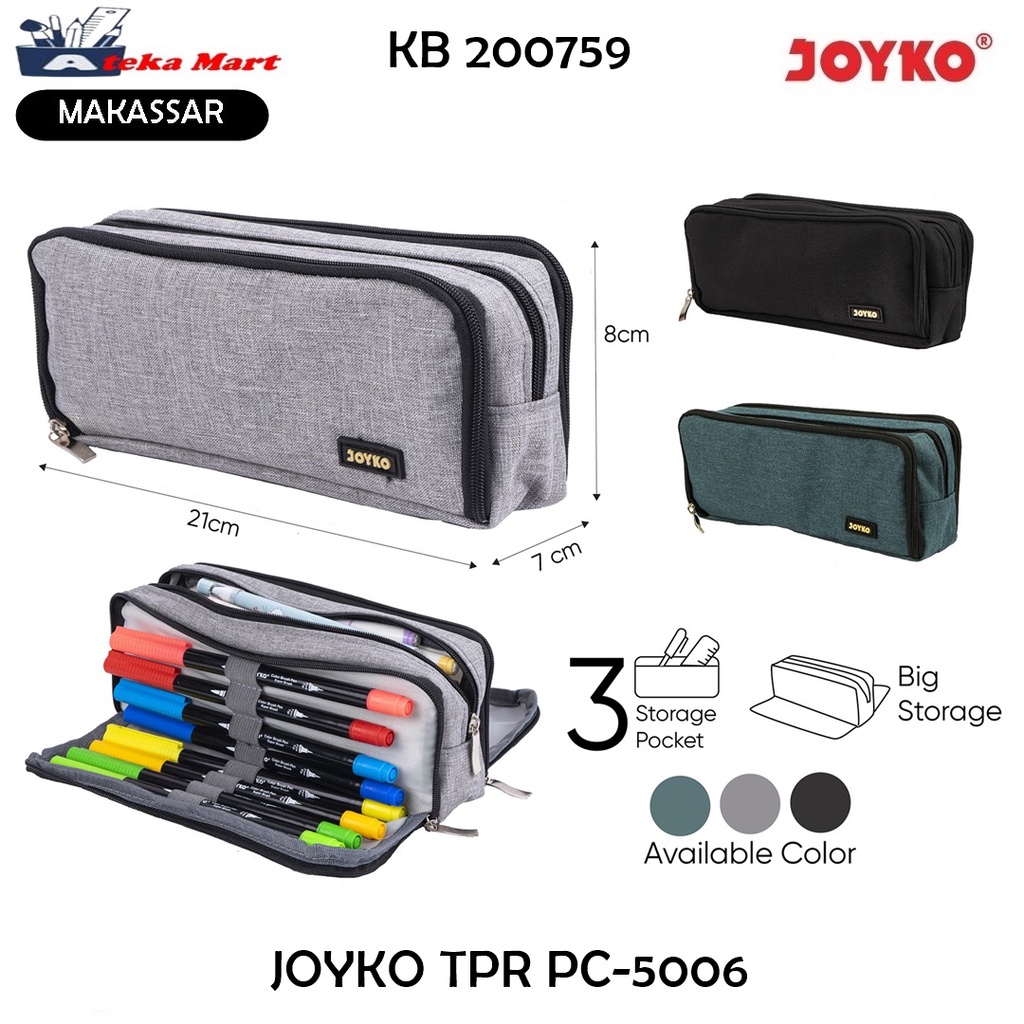 

JOYKO TPR PC-5006 / TEMPAT PENSIL KOREA