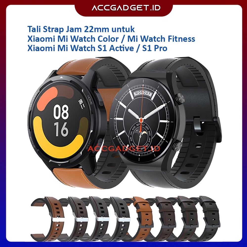 Strap Tali Leather Smartwacth Xiaomi Mi S1 Active / Mi Watch Color - KLT2 Leather Strap Replacement