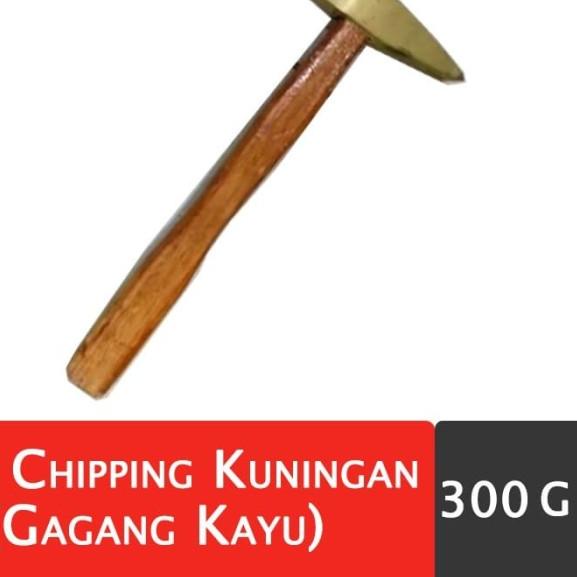 Jual Palu Chipping Kuningan Gagang Kayu 300 Gram Shopee Indonesia