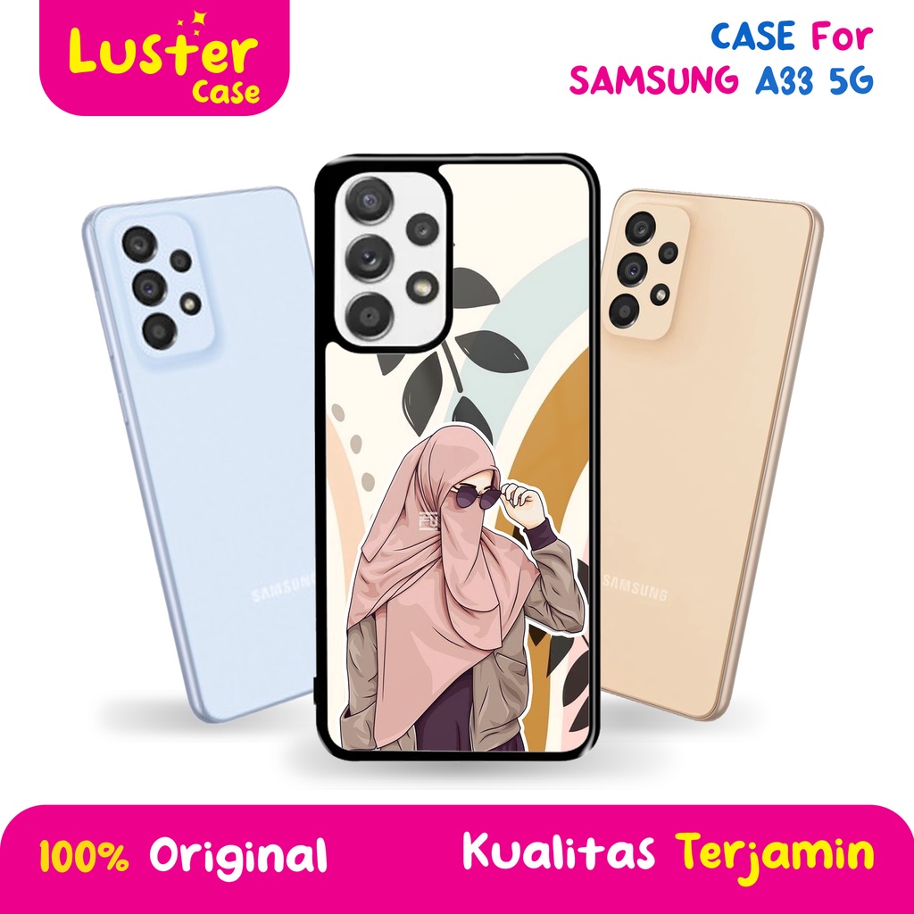 Case SAMSUNG A33 5G  - Casing SAMSUNG A33 5G [ HIJAB ] Silikon SAMSUNG A33 5G - Case Hp - Case Mewah