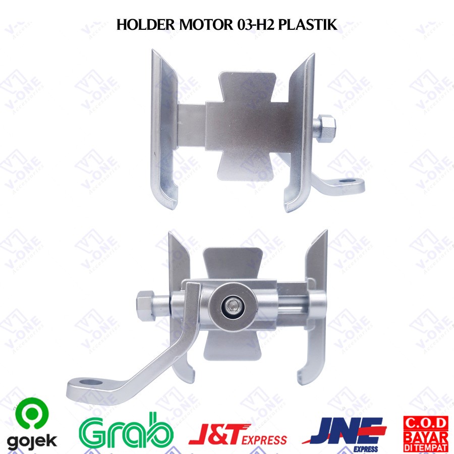 HOLDER HP MOTOR / HOLDER HP SPION MOTOR BAHAN PLASTIK PHONE HOLDER/STANG/VIDICI