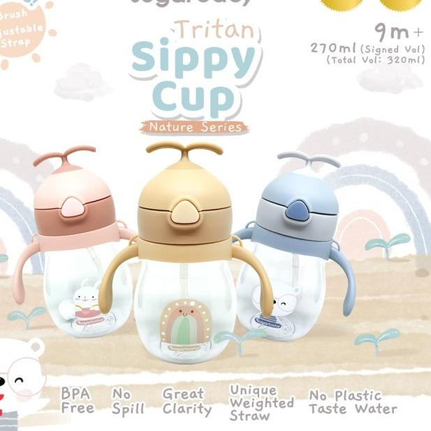 Sugar Baby - Tritan Sippy Cup Nature Series 270ml - CLOUD