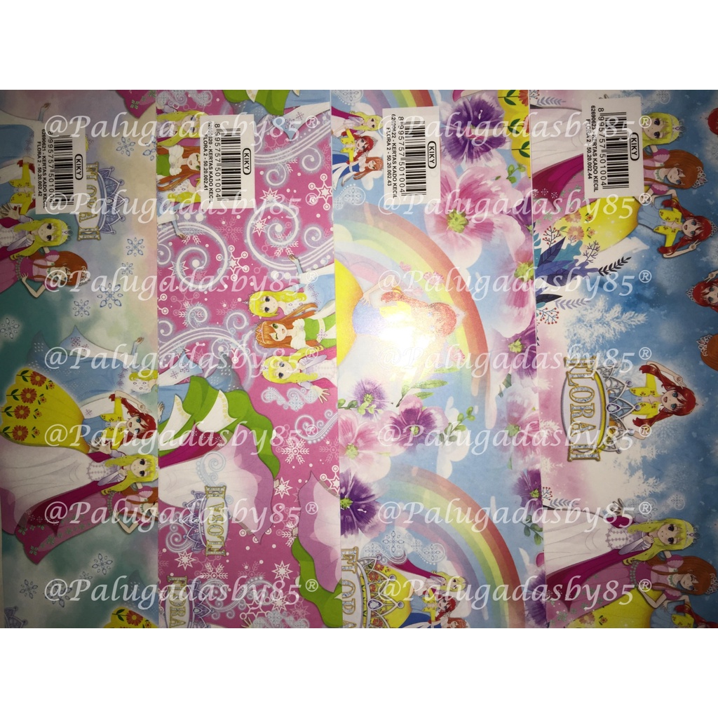 

Kertas Kado KIKY Kecil Motif Cewe (1 Pak Isi 50 Lembar) 48 x 62 Cm