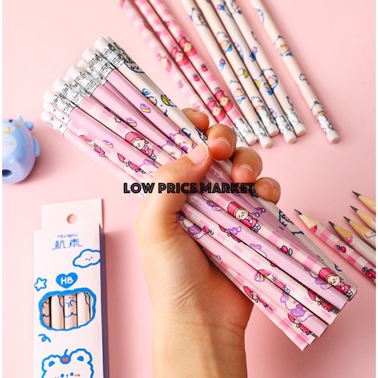 

Pensil 5 PCS Karakter Lucu Ada penghapus Pensil Fancy Pensil Unik Karakter Souvenir Pensil Karakter Satuan Murah