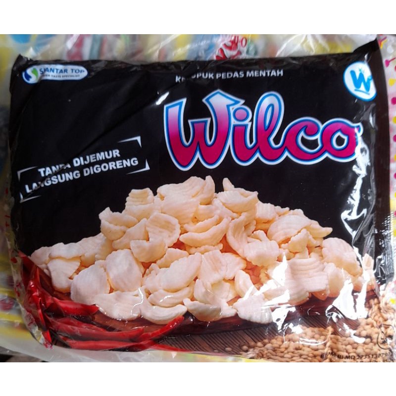 

250 GRAM KRUPUK WILCO MENTAH PEDAS