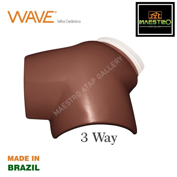 Aksesoris Genteng Keramik WAVE Made In Brazil Three Way