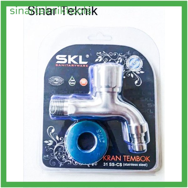 Kran Tembok body Besi/Kran Air Stainles steel 304 SKL Original