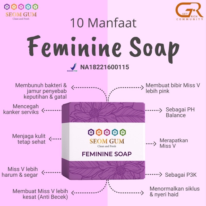 GRATIS ONGKIR 2 varian{instant COD Medan Termurah}BPOM SEOM GUM GLOWING SOAP / SABUN SEOM GUM GLOWING MULTIFUNGSI ORI BPOM HALAL