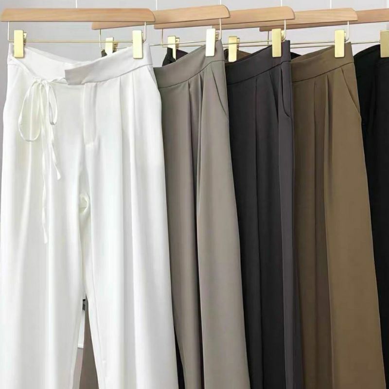 Josie pants E05-Loose pants Trousers wanita-celana kulot-culotte HW