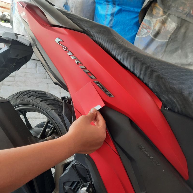 Cat PU merah doff/Red Matt All new Vario 150