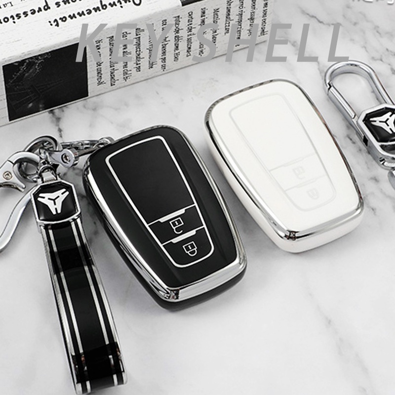 Casing Kunci Remote Mobil Bahan TPU Untuk Toyota Corolla Prius Camry CHR C-HR RAV4 Altis Land Cruiser