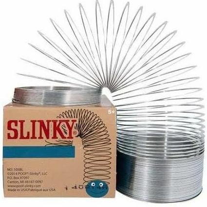 Slinky besar / mainan spring spiral