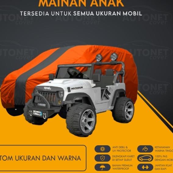 Penutup Mobil Mobilan Anak Aki Sarung Cover Mobil Mainan Anak Elektrik - size kecil