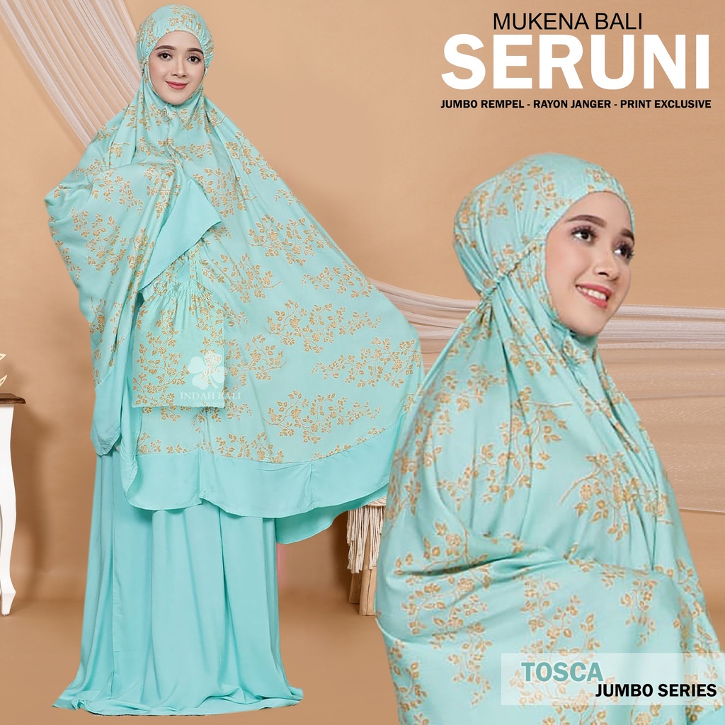 Mukena Bali seruni Jumbo-tosca atas jumbo