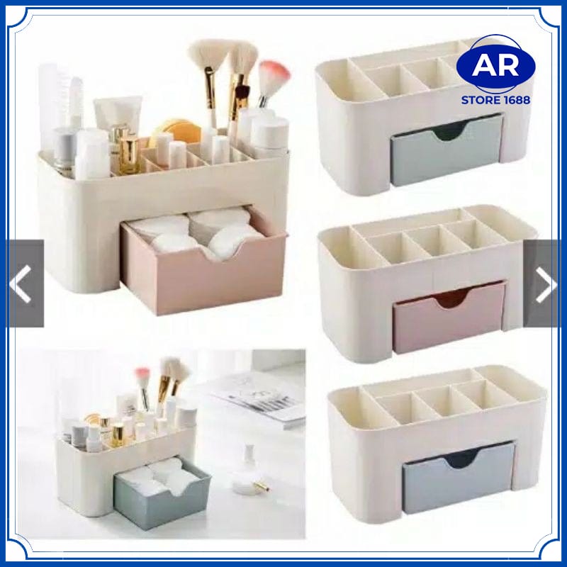 RAK KOSMETIK MINI LIPSTIK / MINI COSMETIC STORAGE DRAWER / KOTAK PENYIMPANAN MAKEUP ORGANIZER SERBAGUNA-[AR STORE1688]