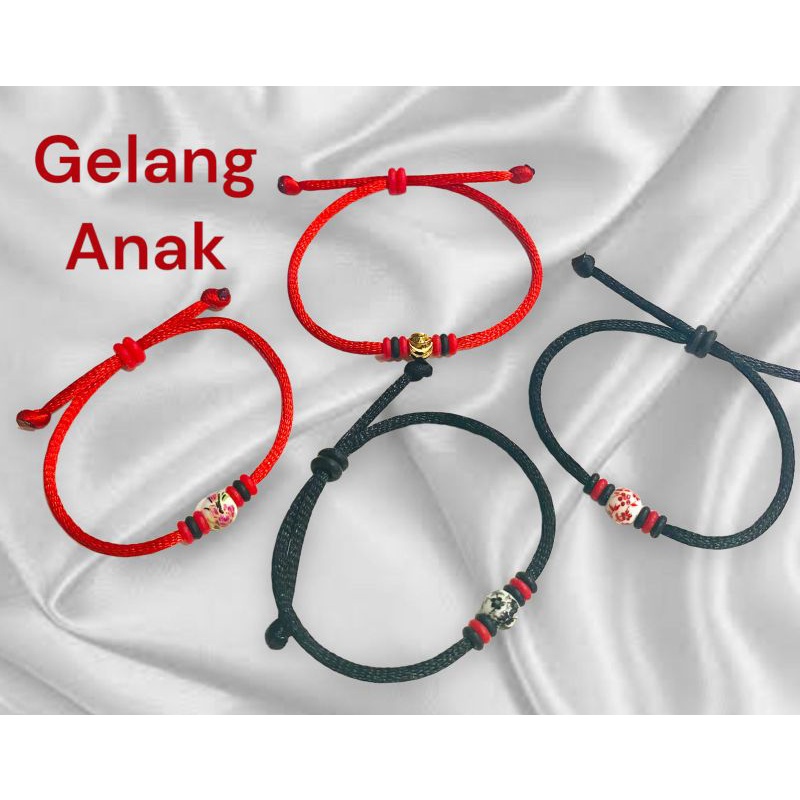 gelang tali simpel anak dan dewasa