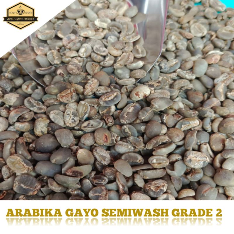 GREEN BEAN ARABIKA GAYO ORIGINAL SEMIWASH GRADE 3 1kg BIJI KOPI MENTAH ARABICA TAKENGON ACEH ASLI NO