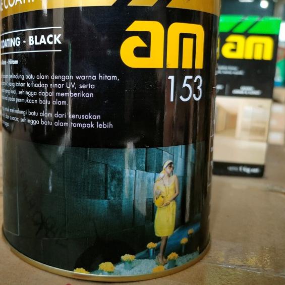 Coating Batu Alam AM 153 Black Glossy