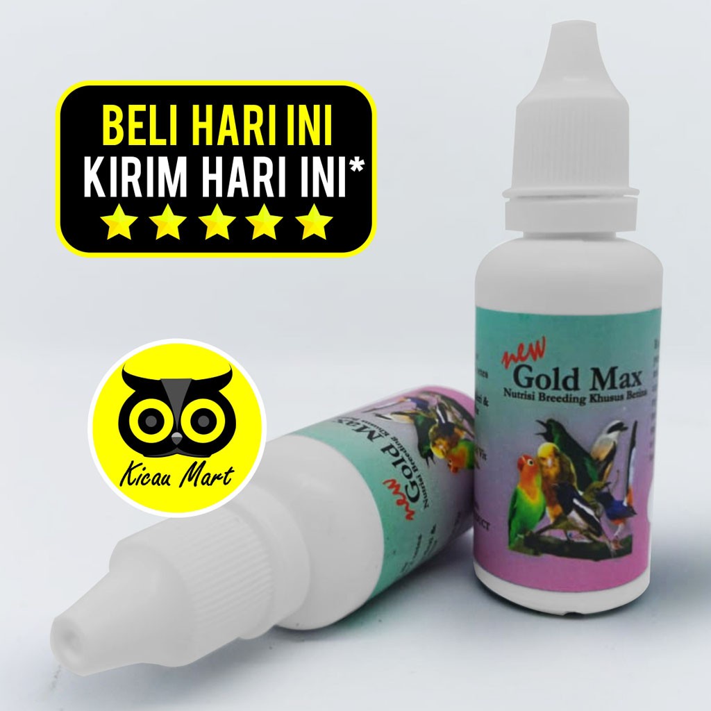 VITAMIN OBAT TERNAK BREEDING BURUNG LOVEBIRD KENARI MURAI GOLD MAX BETINA GOC PENAMBAH BIRAHI VTBR5GP