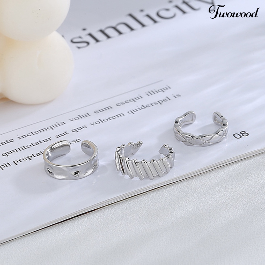 1pc Anting Klip Tanpa Tindik Bahan Tembaga Untuk Wanita