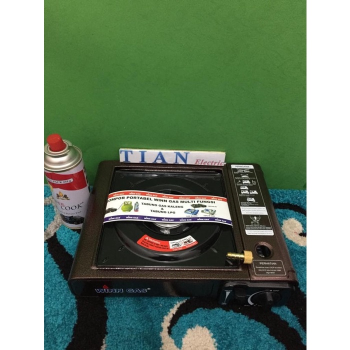 Winn Gas W-1B Kompor Gas Portable 2In1 + 1 Gas Buttane