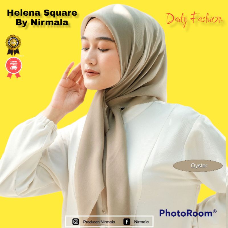 HELENA SQUARE ORIGINAL BY NIRMALA BAHAN HYCON LASERCUT SEGIEMPAT HELENA NIRMALA