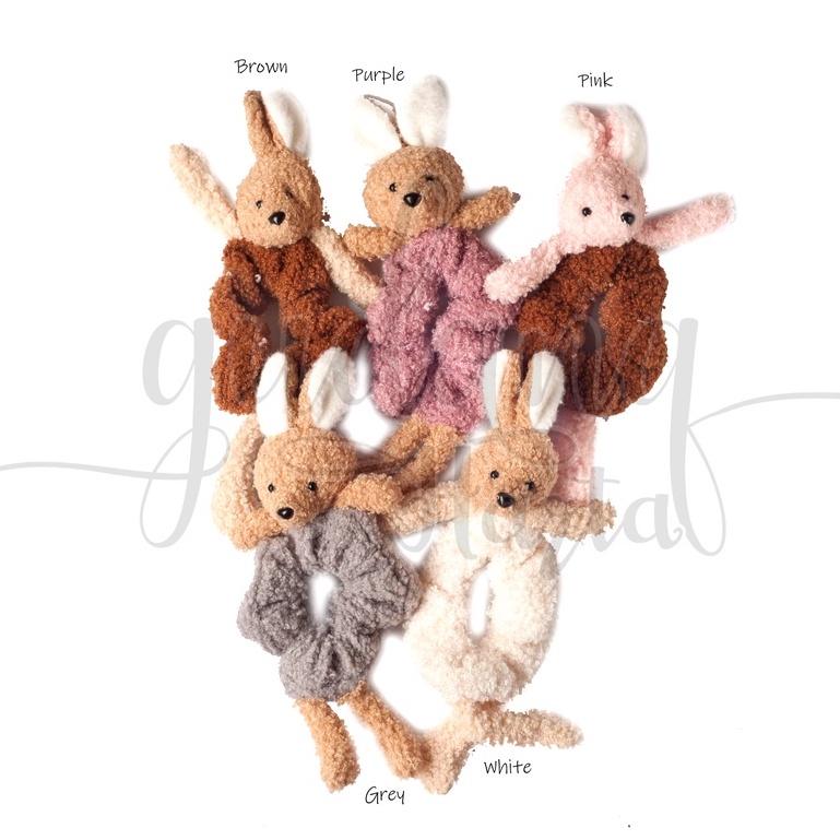 Scrunchie Rabbit With Leg And Arm Ikat Rambut Anak Kelinci Lengan Dan Kaki Hairband GH 200323