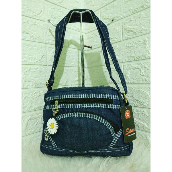 tas selempang, tas slempang wanita, tas jeans wanita, tas jeans
