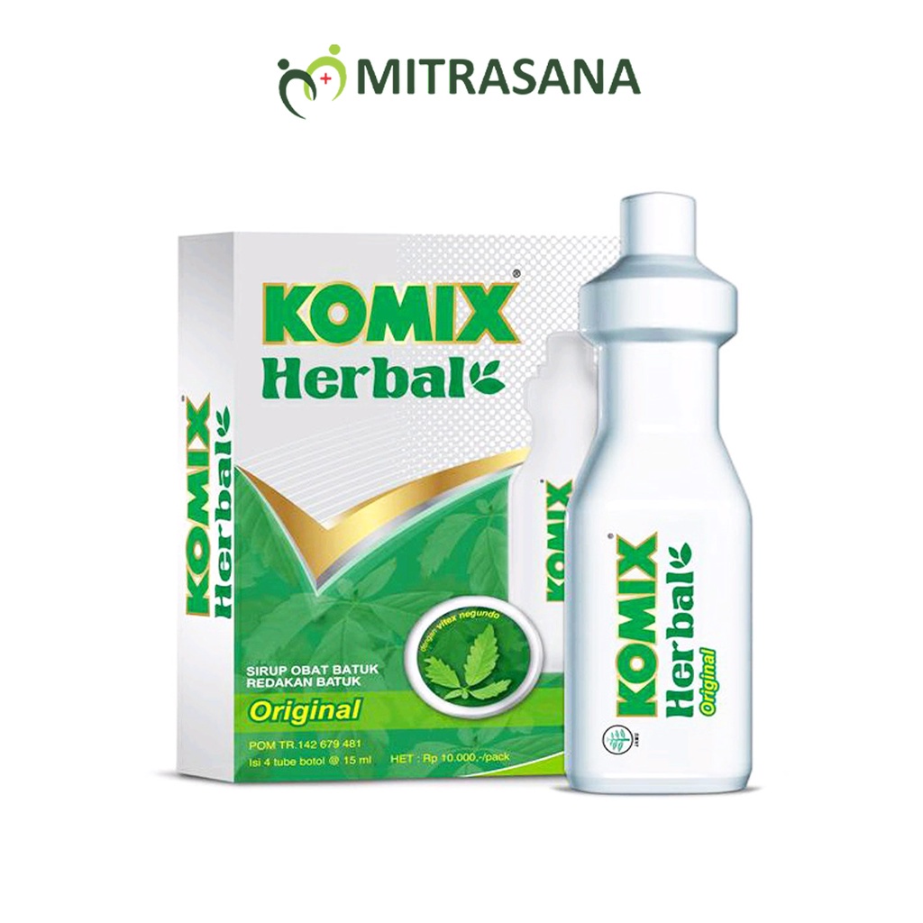 Komix Herbal Original Tube 4 Tube/15 Ml