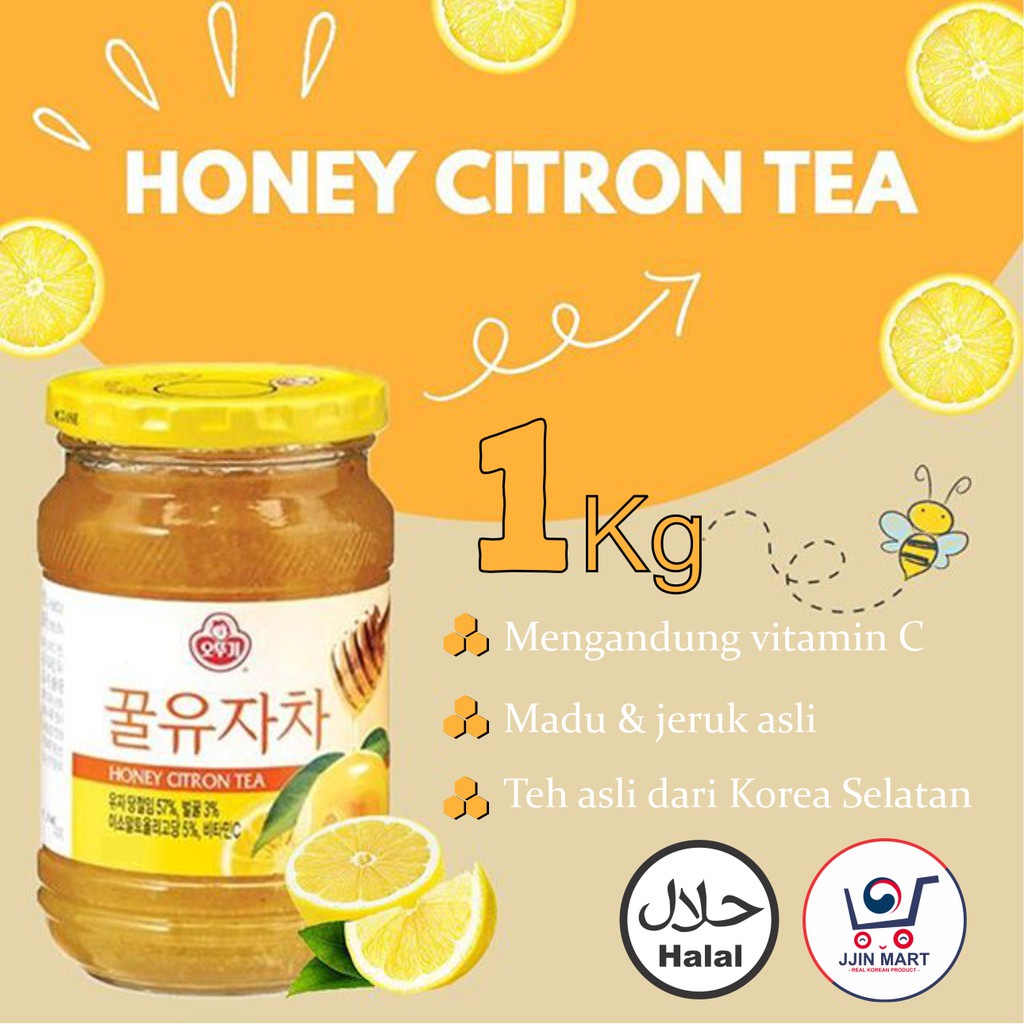 

HONEY CITRON TEA KUL YUJA CHA 1 KG (MINUMAN SARI BUAH JERUK)