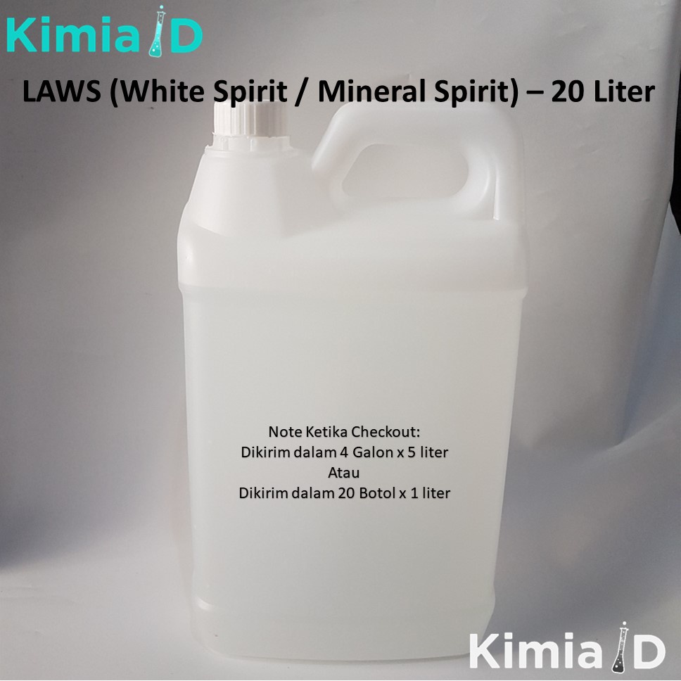 LAWS 20 Liter Low Aromatic White Spirit Mineral Spirit Solvent Thinner