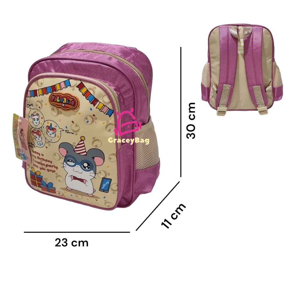 GB-41464P Tas Ransel Perempuan Anak TK / PAUD  Palo alto