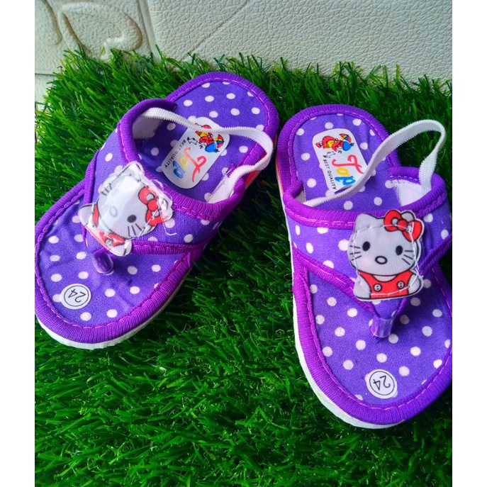 [0-2th] SANDAL BABY BUNYI POLKADOT / SANDAL PREWALKER BAYI PEREMPUAN / SANDAL PREWALKER BUNYI CITCIT