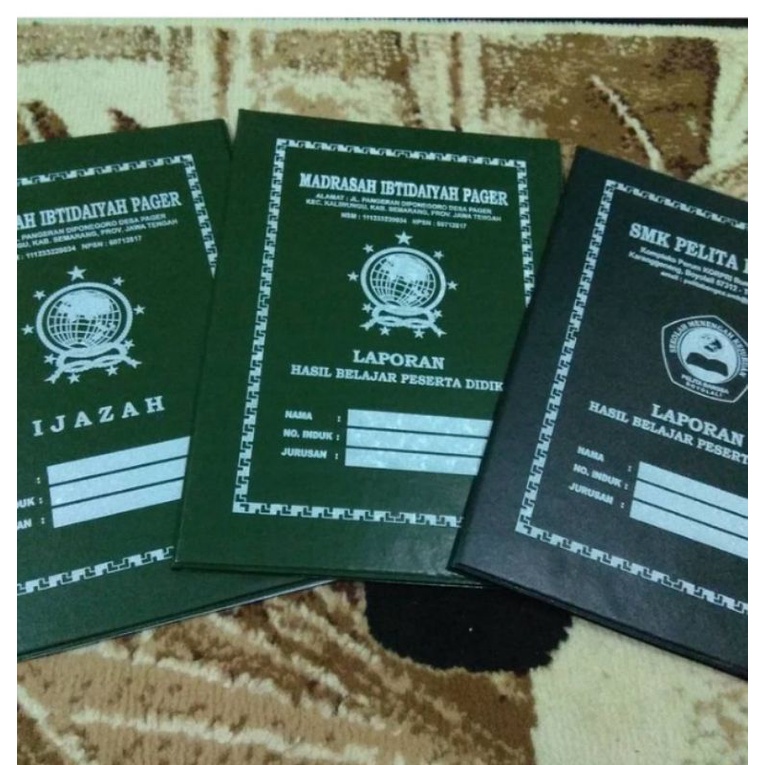 

map ijazah dan raport sablon