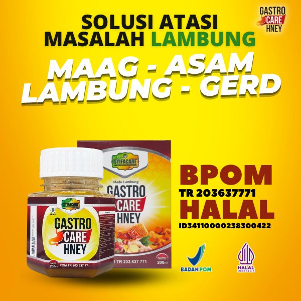 

Madu Gastro Care Hney Gerd Asam Lambung Honey Syifacare 200 ml