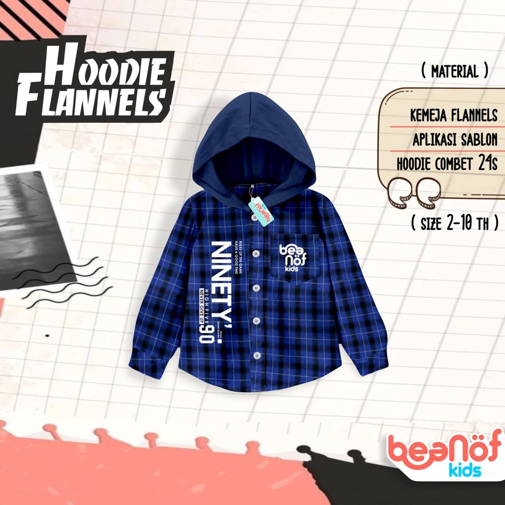 Hoodie Flanel Beanof