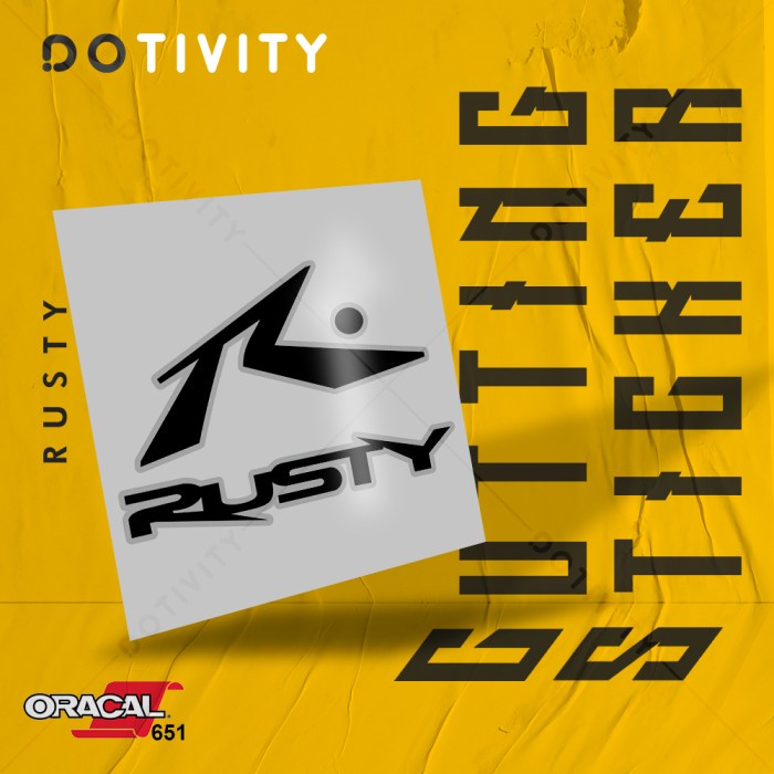 

Cutting Sticker RUSTY V4