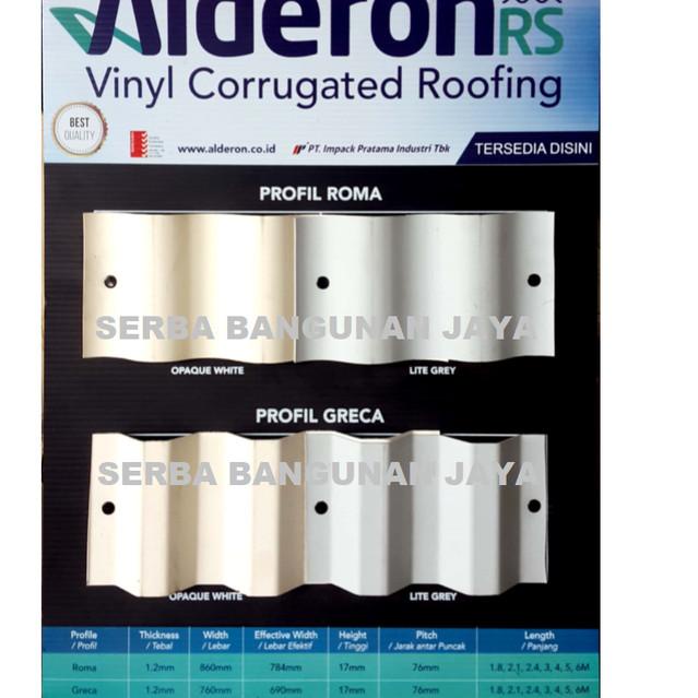 ALDERON RS ROMA ATAP UPVC Single Layer
