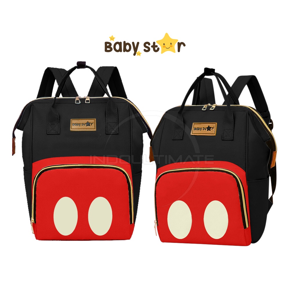 BABY STAR Tas Bayi Ransel Besar Termurah Tas Popok Bayi Baby Kecil Tas Botol Susu Tas Perlengkapan Bayi Besar Baru Lahir Newborn Tas Diaper Diapers Bag CC-699