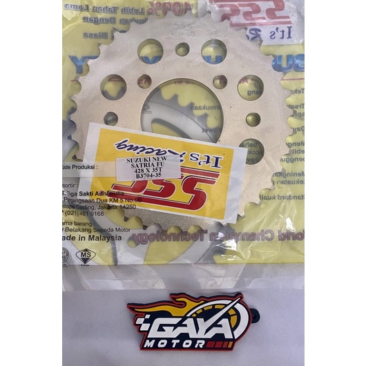 Gear Belakang SSS 428  415 semua motor Suzuki Smash - FU New - FU Injection